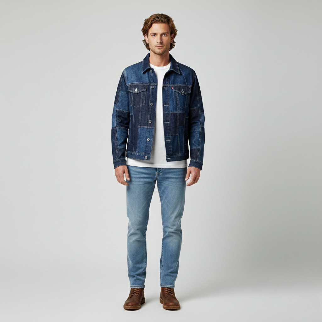 Giacca stile utility da uomo