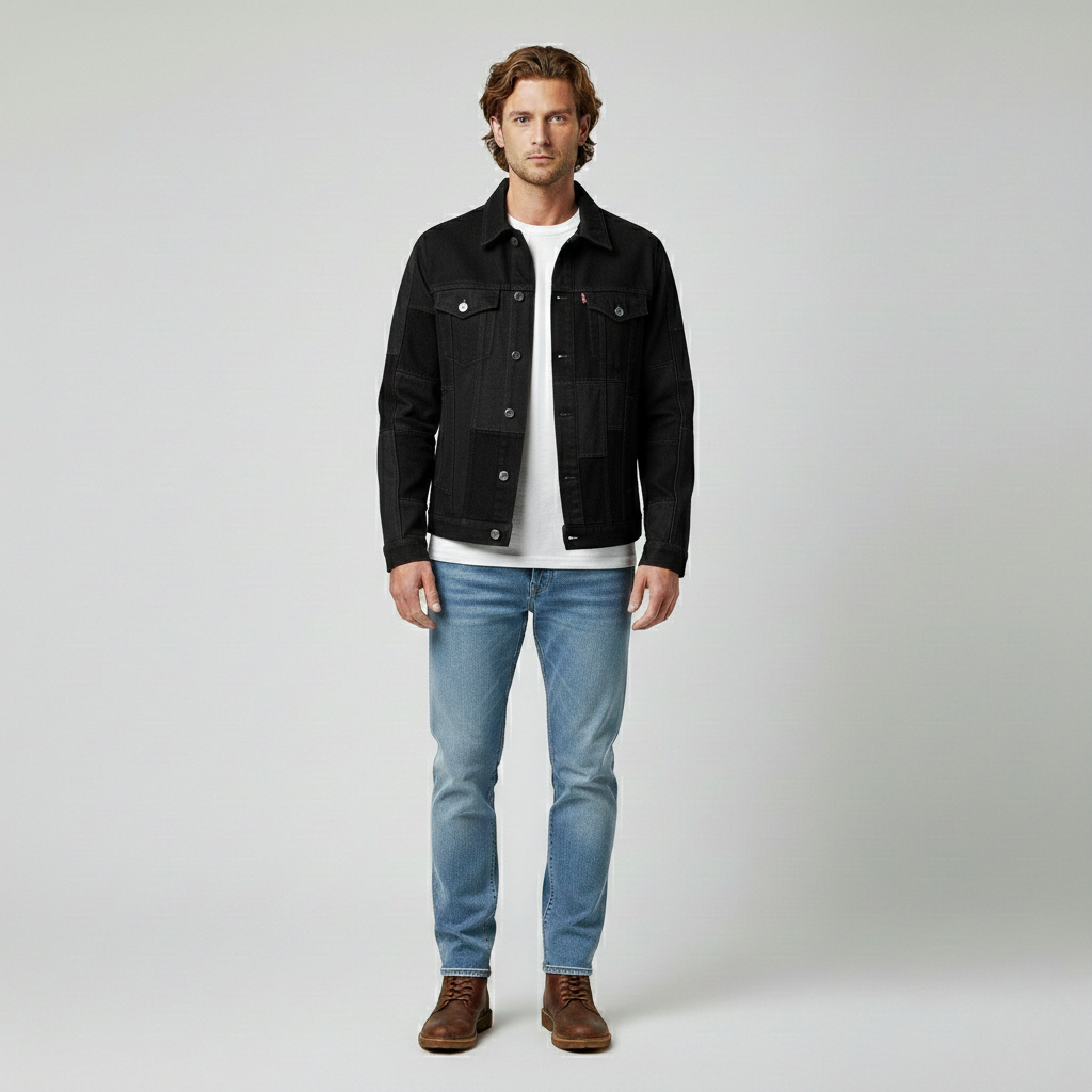 Giacca stile utility da uomo