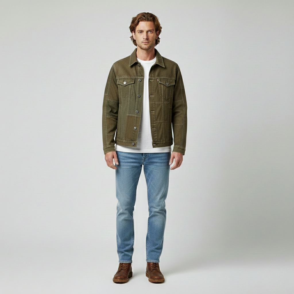 Giacca stile utility da uomo