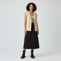 Gilet senza maniche dal taglio sartoriale da donna