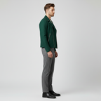 Giacca con zip stile biker da uomo