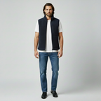 Gilet senza maniche con zip da uomo