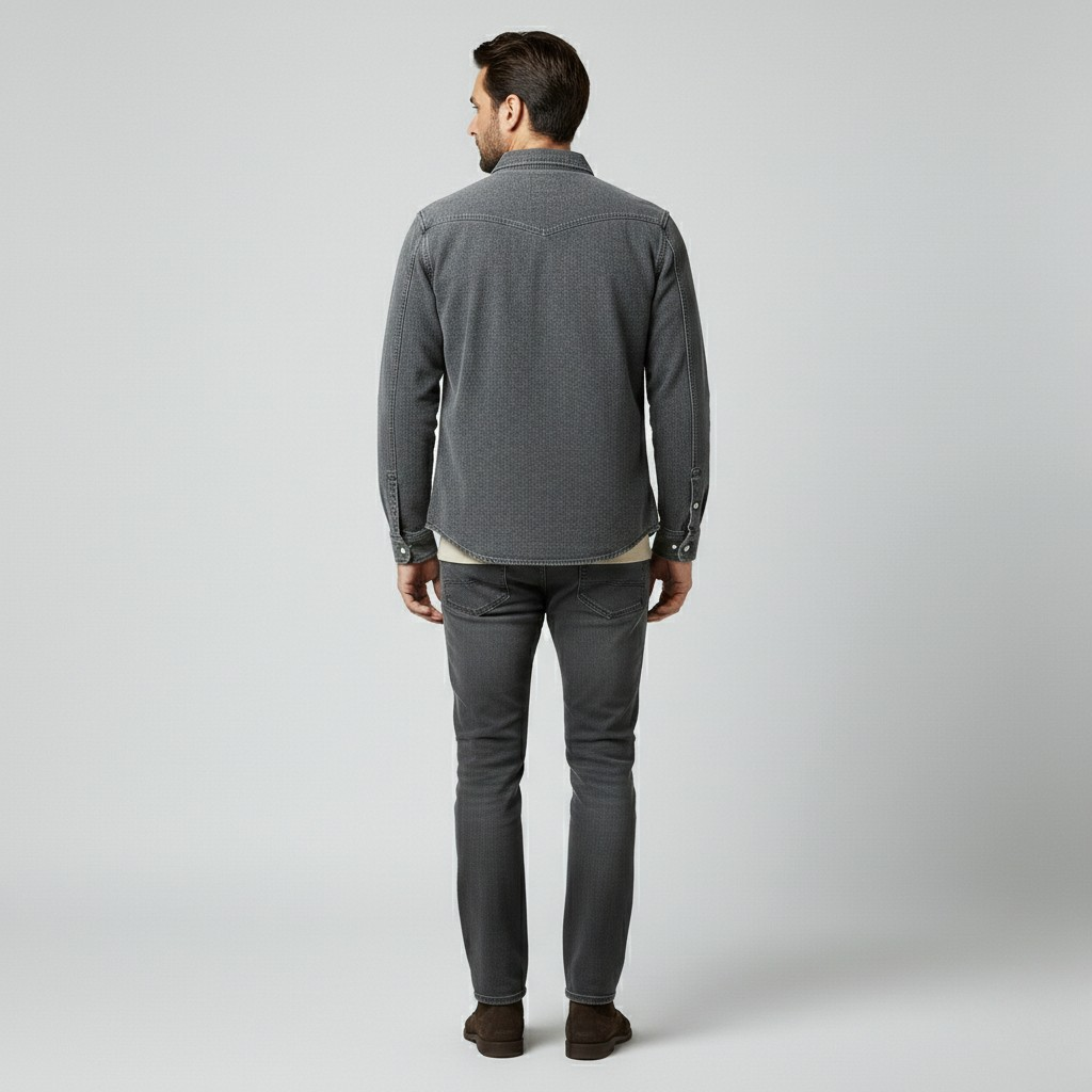 Camicia stile utility da uomo