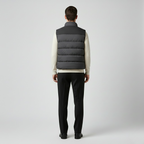 Gilet con trapuntatura senza maniche da uomo
