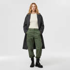 Cappotto con taglio lungo da donna