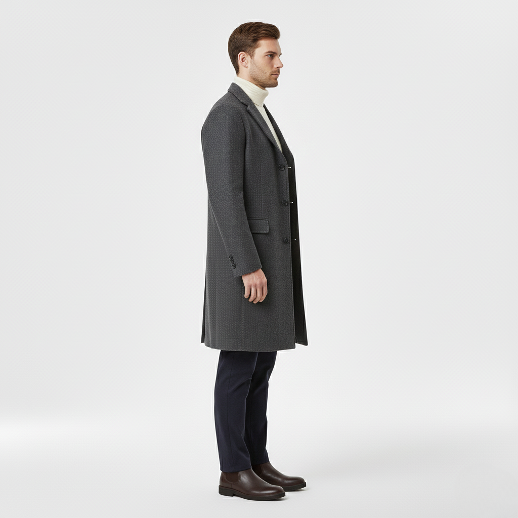 Cappotto dal taglio sartoriale da uomo