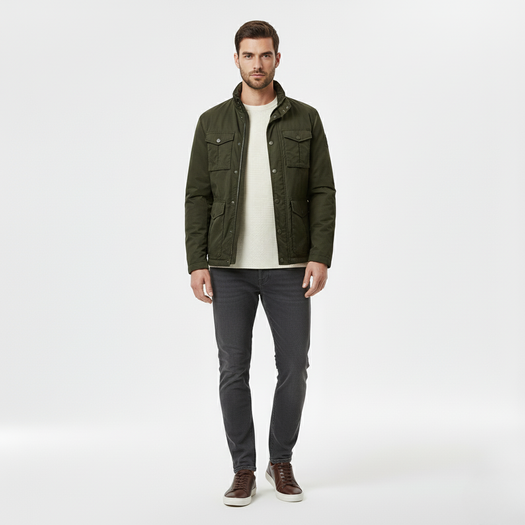 Giacca stile utility da uomo