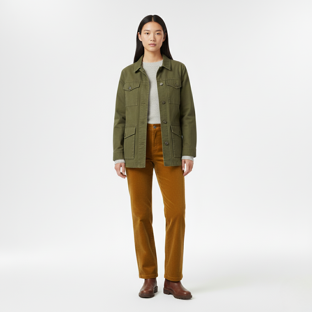 Giacca stile utility da donna